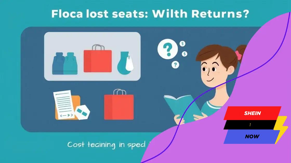 The financial costs of returns for consumers