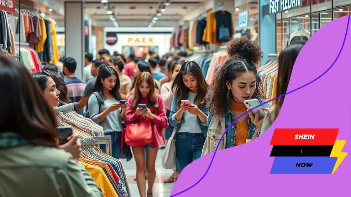 Consumer behavior and fast fashion trends