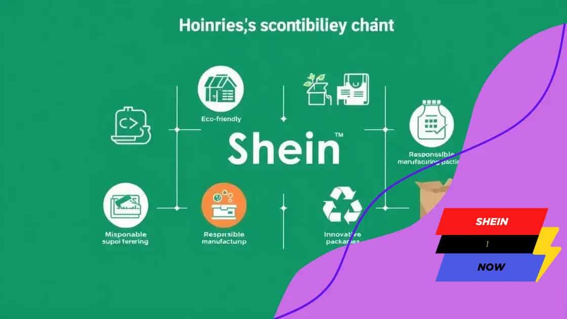 Sustainability efforts in Shein